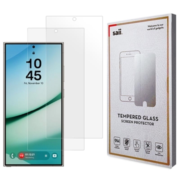 Pellicola Salvaschermo Saii 3D Premium per Samsung Galaxy S26 Ultra - 2 Pezzi