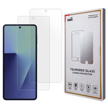 Pellicola Salvaschermo Saii 3D Premium per Samsung Galaxy Z Flip7 - 2 Pezzi