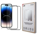 Pellicola Salvaschermo Saii 3D Premium per iPhone 15 Pro - 2 Pezzi