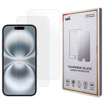 Pellicola Salvaschermo Saii 3D Premium per iPhone 17 - 2 Pezzi