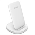 Caricabatterie Wireless Qi Rapido 4smarts VoltBeam Fold - 15W - Bianco