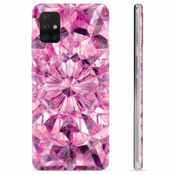 Samsung Galaxy A51 Custodia TPU - Cristallo rosa