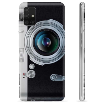 Samsung Galaxy A51 Custodia TPU - Fotocamera Retrò