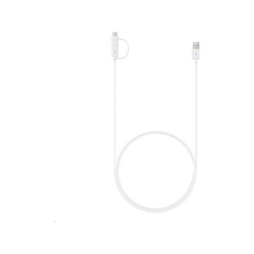 Cavo combinato Samsung EP-DG930DWE - USB-C e MicroUSB - 1.5m - Sfuso - Bianco