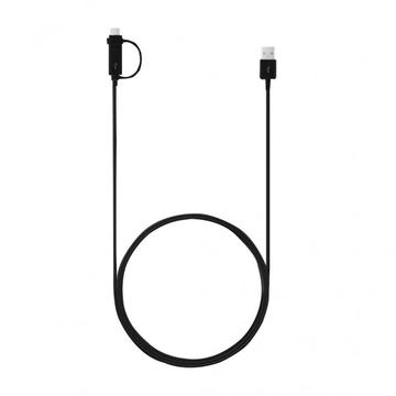 Cavo combinato Samsung EP-DG950DBE - USB-C e MicroUSB - 1.4m - Sfuso - Nero