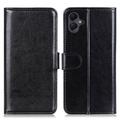 Custodia a portafoglio con chiusura magnetica per Samsung Galaxy A06 - Nera