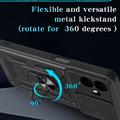 Custodia ibrida con anello rotante e protezione per fotocamera per Samsung Galaxy A07 4G/5G