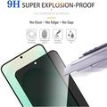 Proteggi Schermo in Vetro Temperato a Copertura Totale Privacy per Samsung Galaxy A08 - Bordo Nero