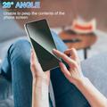 Proteggi Schermo in Vetro Temperato a Copertura Totale Privacy per Samsung Galaxy A08 - Bordo Nero