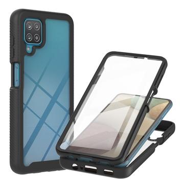 Custodia serie 360 Protection per Samsung Galaxy A12 - nera / trasparente