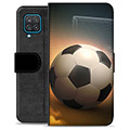 Custodia Portafoglio Premium Samsung Galaxy A12 - Calcio