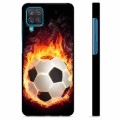 Cover protettiva per Samsung Galaxy A12 - Football Flame