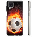 Custodia in TPU per Samsung Galaxy A12 - Fiamma di Calcio
