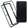 Cover Magnetica con Vetro Temperato per OnePlus 7T - Nera