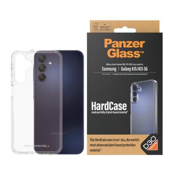 Custodia PanzerGlass HardCase con D3O per Samsung Galaxy A15 - Trasparente