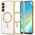 Custodia MagFlex per Samsung Galaxy A16 Tech-Protect - Compatibile con MagSafe - Trasparente / Color Oro