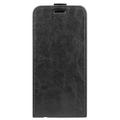 Custodia Flip Verticale con Slot per Schede per Samsung Galaxy A16 - Nera