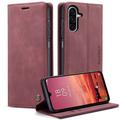 Custodia a Portafoglio Caseme 013 Serie per Samsung Galaxy A17 - Rossa
