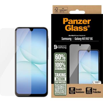 Proteggi Schermo PanzerGlass Ultra-Wide Fit EasyAligner per Samsung Galaxy A17 - Trasparente