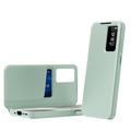 Custodia Flip Samsung Galaxy A17 Smart Clear View con slot per schede - Verde chiaro
