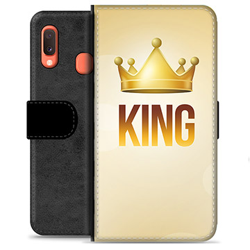 Custodia a Portafoglio Premium per Samsung Galaxy A20e - King