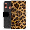 Custodia a Portafoglio Premium per Samsung Galaxy A20e - Leopardo