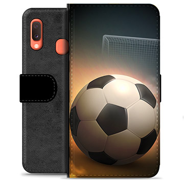 Custodia Portafoglio Premium Samsung Galaxy A20e - Calcio