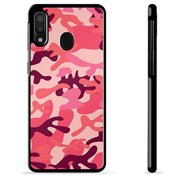 Cover Protettiva Samsung Galaxy A20e - Rosa Camouflage
