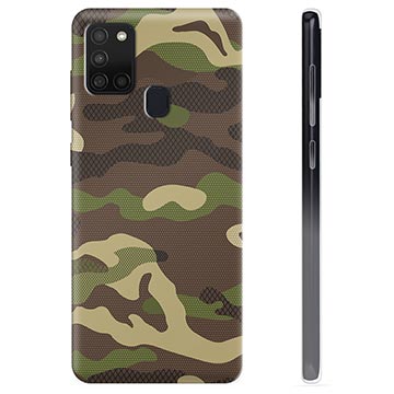 Custodia in TPU per Samsung Galaxy A21s - Camo