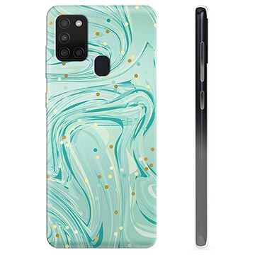 Custodia in TPU per Samsung Galaxy A21s - Verde menta