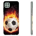 Custodia in TPU per Samsung Galaxy A22 5G - Football Flame