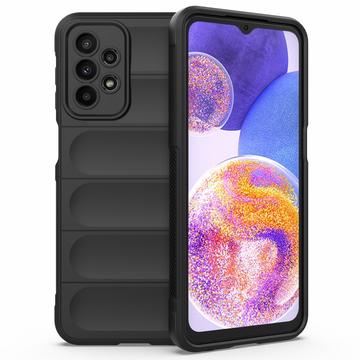 Cover in TPU Serie Rugged per Samsung Galaxy A23 5G - Nera