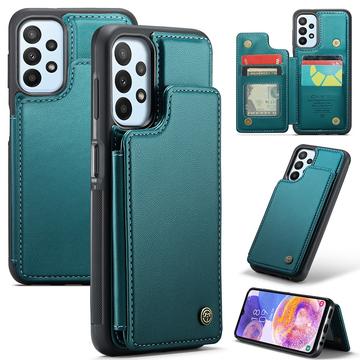 Custodia per Samsung Galaxy A23/A23 5G Caseme C22 Portafoglio RFID - Verde
