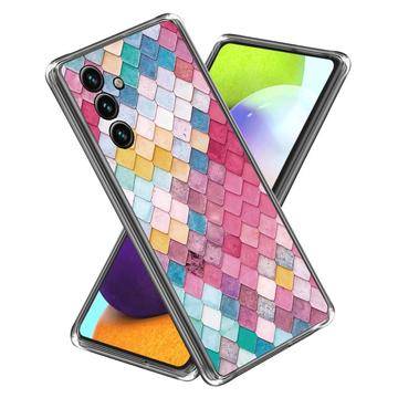 Custodia in TPU Stylish Ultra Sottile per Samsung Galaxy A25 - Rombo Arcobaleno