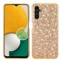 Custodia ibrida per Samsung Galaxy A26 Serie Glitter - Color Oro