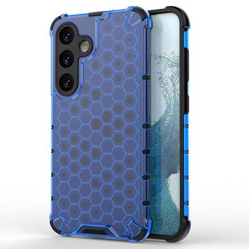 Custodia Ibrida Honeycomb Armored per Samsung Galaxy A26 - Blu