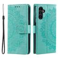 Custodia a portafoglio per Samsung Galaxy A26 serie Mandala - Verde