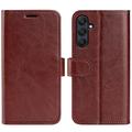 Custodia a portafoglio con chiusura magnetica per Samsung Galaxy A26 - Marrone