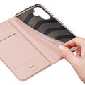Custodia Flip Dux Ducis Skin Pro per Samsung Galaxy A27/M47/F70 Pro - Rosa