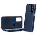 Custodia Samsung Galaxy A27 Smart Clear View con slot per schede - Zaffiro