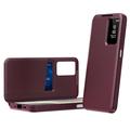 Custodia Samsung Galaxy A27 Smart Clear View con slot per schede