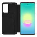 Custodia Flip con slot per schede Samsung Galaxy A27 Tech-Protect Smart Clear View - Nera