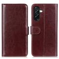 Samsung Galaxy A27 Custodia a portafoglio con supporto - Marrone