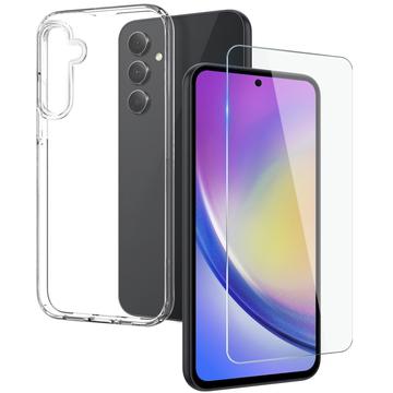 Set di Protezione Northjo 2-in-1 per Samsung Galaxy A35 - Chiaro