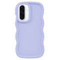 Custodia in TPU Candy Color Wavy per Samsung Galaxy A36 - Viola