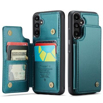 Custodia per Samsung Galaxy A36 Caseme C22 Portafoglio RFID - Verde