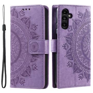 Custodia a portafoglio per Samsung Galaxy A36 serie Mandala - Viola