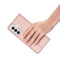 Custodia Flip Dux Ducis Skin Pro per Samsung Galaxy A37 - Rosa