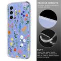 Custodia in TPU con motivo floreale per Samsung Galaxy A37 - Margherite