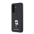 Custodia Samsung Galaxy A37 Karl Lagerfeld Fixed Glitter Metal Ikonik - Nera